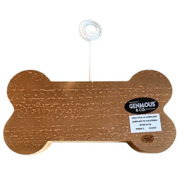 Genmous & Co. Pet Lover Wooden Photo Set – Cats & Dogs Welcome, People Tolerated - Picture 5 of 6